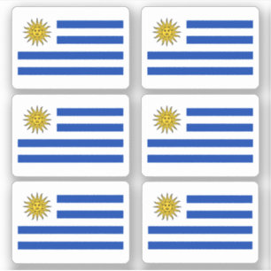 Adesivo bandeira uruguaia