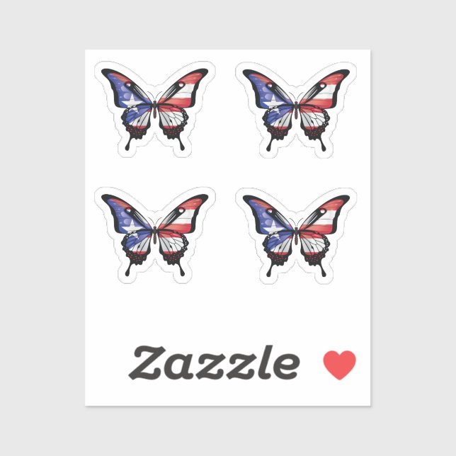 Adesivo Bandeja da Borboleta do Swallowtail Porto Rico (Folha)