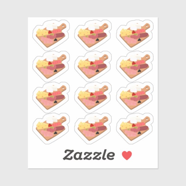 Adesivo Bandeja De Charcuteria Queijo Bujo Planejador (Folha)