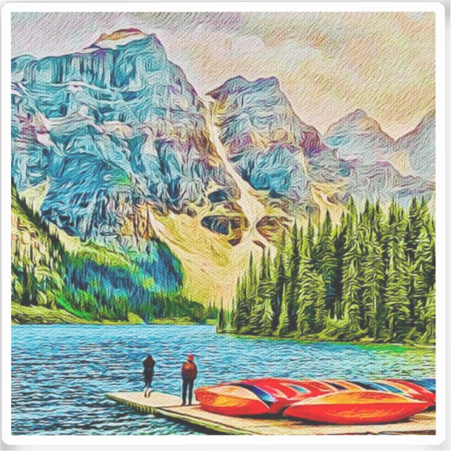 Adesivo Banff National Park Vinyl Sticker (Frente)