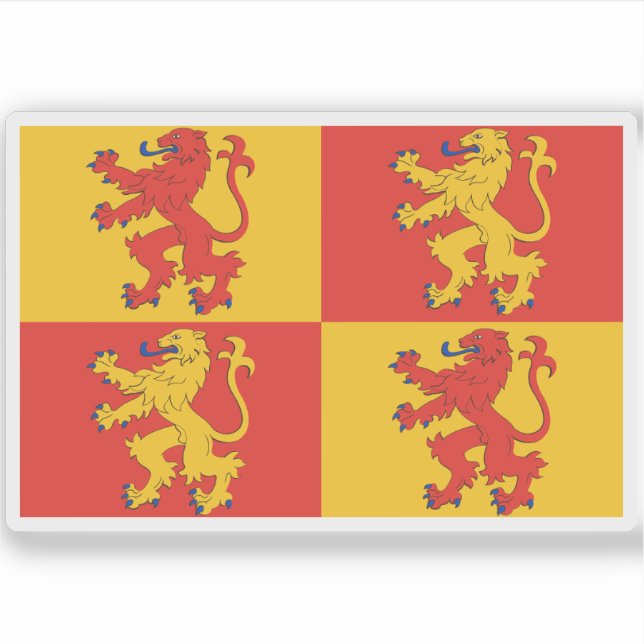 Adesivo Banner de Glyndwr (Frente)