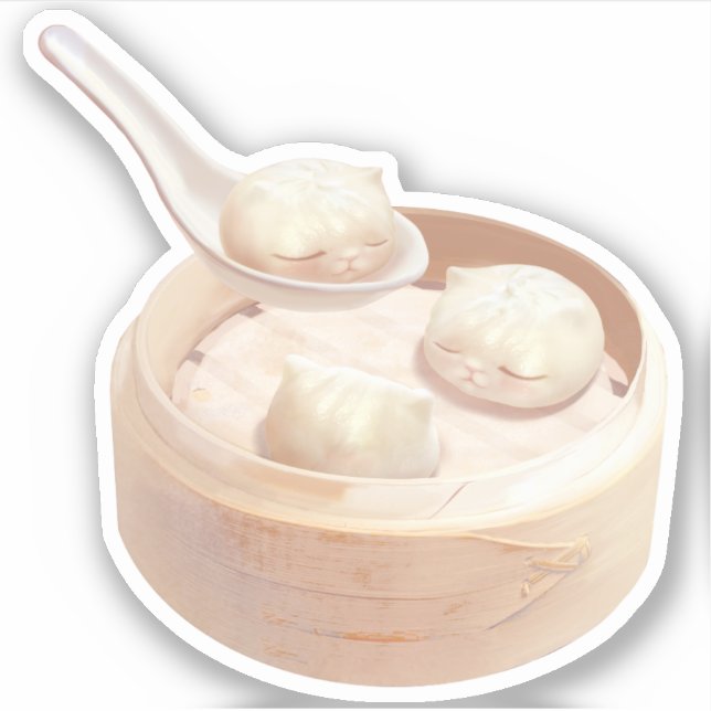 Adesivo Bao Baby - Tea Time Bao Buddies (Frente)