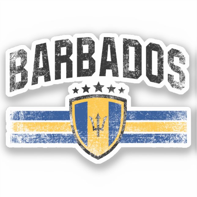 Adesivo Barbados (Frente)