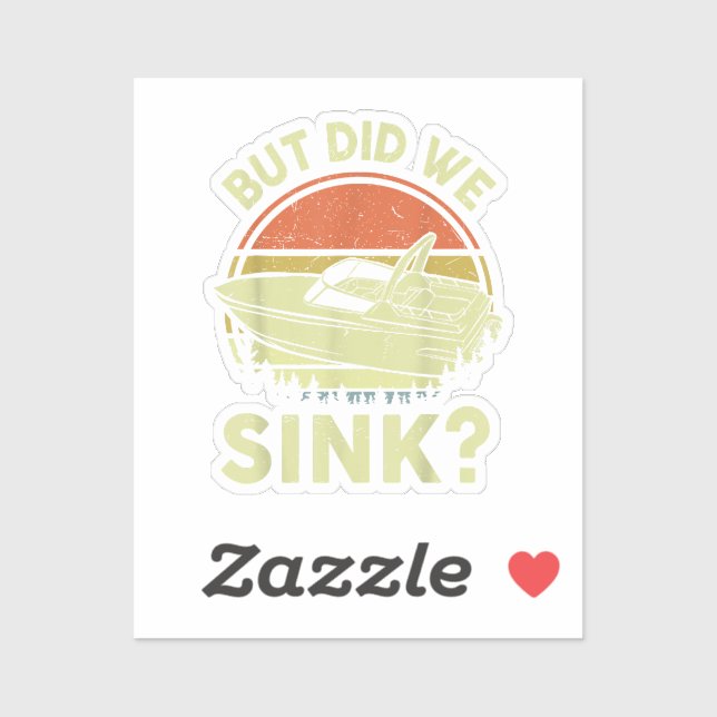 Adesivo Barco Engraçado, Mas Será Que Fizemos Um Cheiro Pa (Folha)