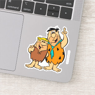 Adesivo Barney Rubble e Fred Flintstone