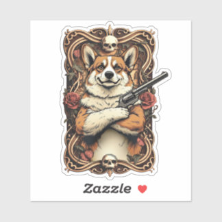 Adesivo Baroque Bark: The Gentleman Outlaw