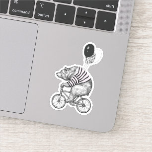 Adesivo Barra de Bicicletas de Balão