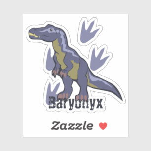 Adesivo Baryonyx Azul