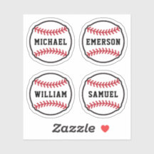 Baseball com nome personalizado ou texto, conjunto