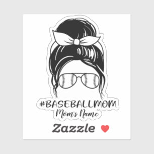 Adesivo Baseball-mãe personalizado