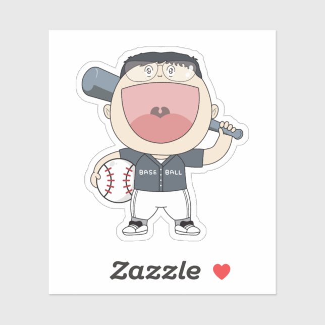 Adesivo baseball sosoHoney (Folha)