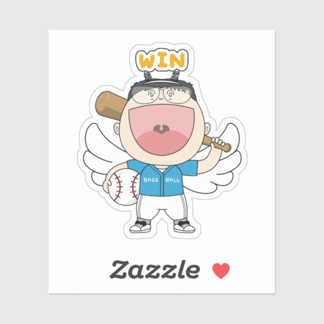 Adesivo baseball sosoHoney (Folha)