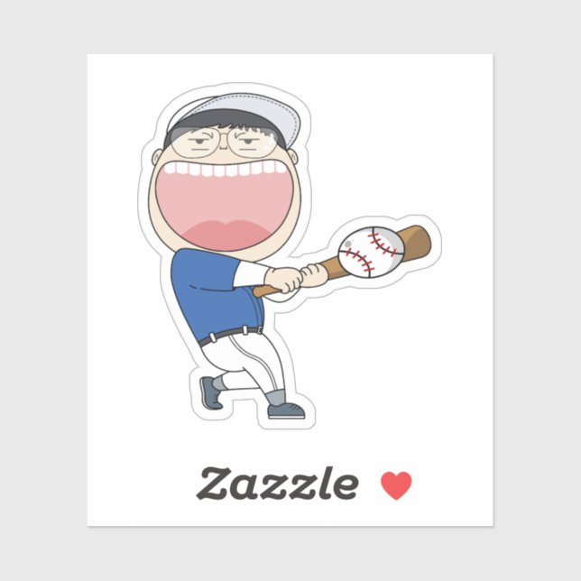 Adesivo baseball sosoHoney (Folha)