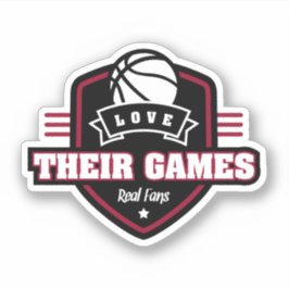 Adesivo Basquete Eu Amo Seu Jogo Com Muitas Cores De Equip