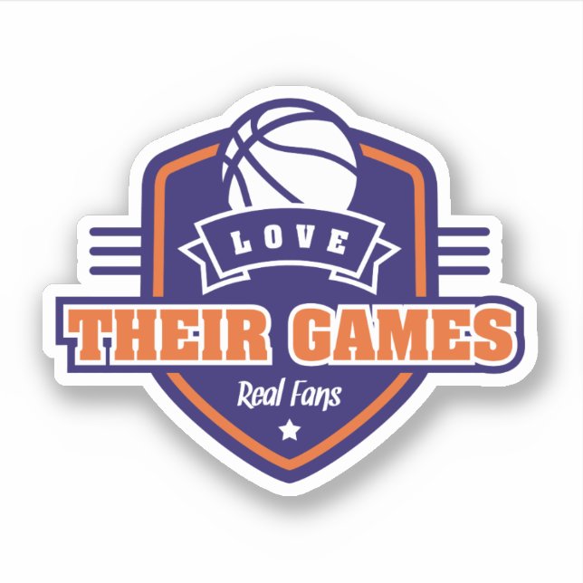 Adesivo Basquete Eu Amo Seu Jogo Com Muitas Cores De Equip (Frente)