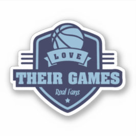 Adesivo Basquete Eu Amo Seu Jogo Com Muitas Cores De Equip