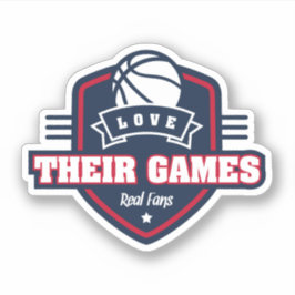 Adesivo Basquete Eu Amo Seu Jogo Com Muitas Cores De Equip