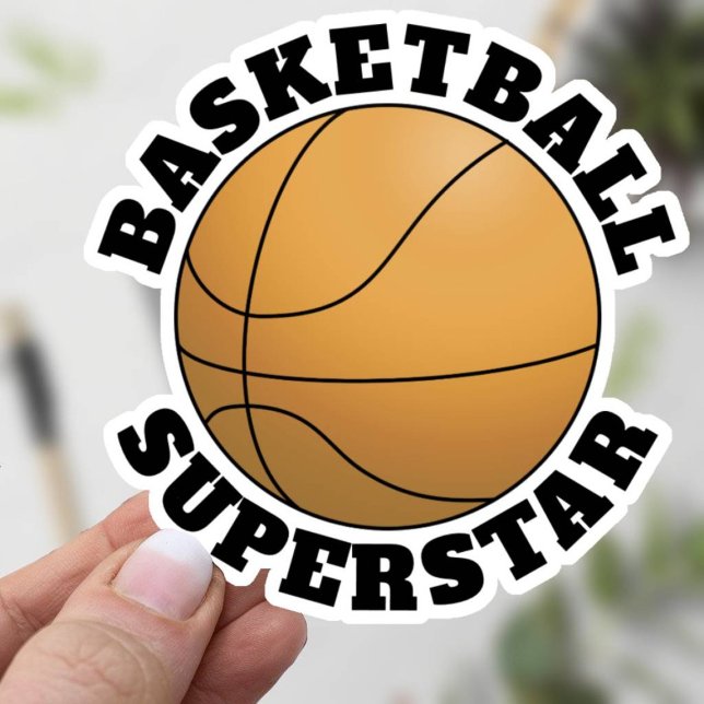 Adesivo Basquete Superstar Esportes (Basketball Superstar Sticker)
