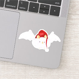 Adesivo Bat Branco Hondurenho de Natal