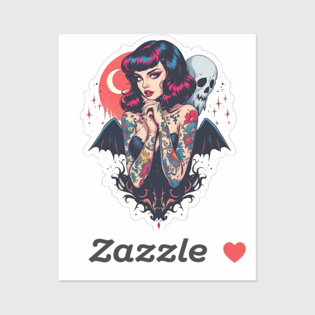 Adesivo Bat Wing Beauty (Folha)