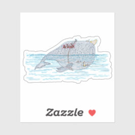 Adesivo Batalha de Chifre-Baleia