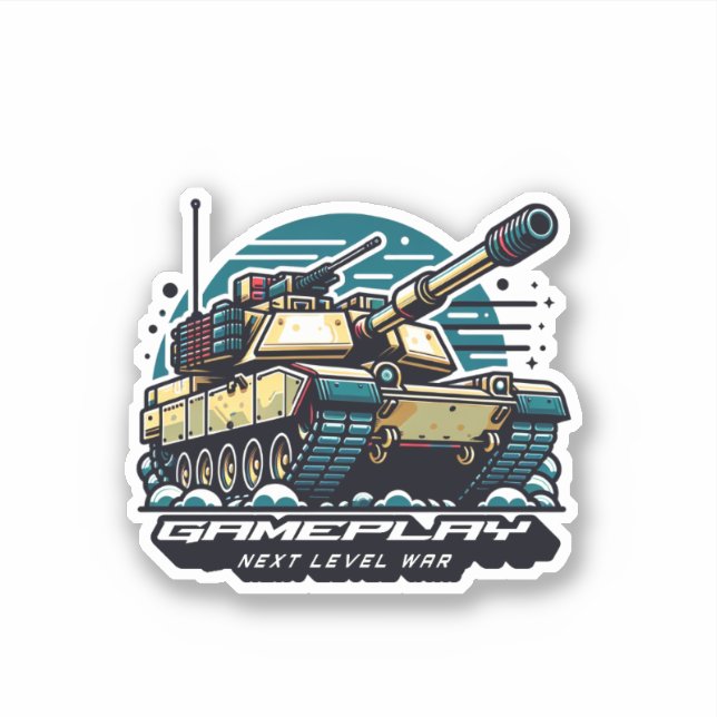 Adesivo Batalhas blindadas: Jogos de próximo nível (Frente)