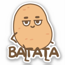 Adesivo Batata Batata Funny Árabe Árabe