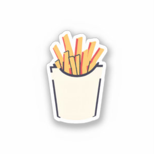 Adesivo Batatas Fritas