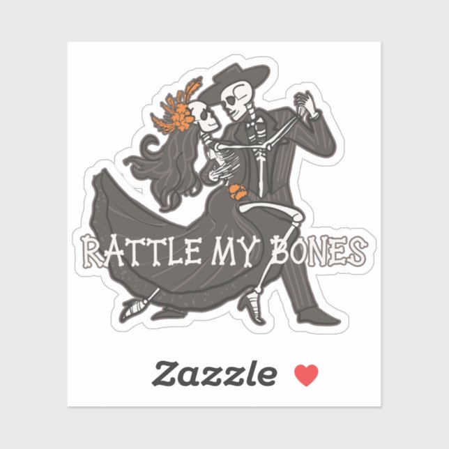 Adesivo Bater Meus Ossos (Folha)