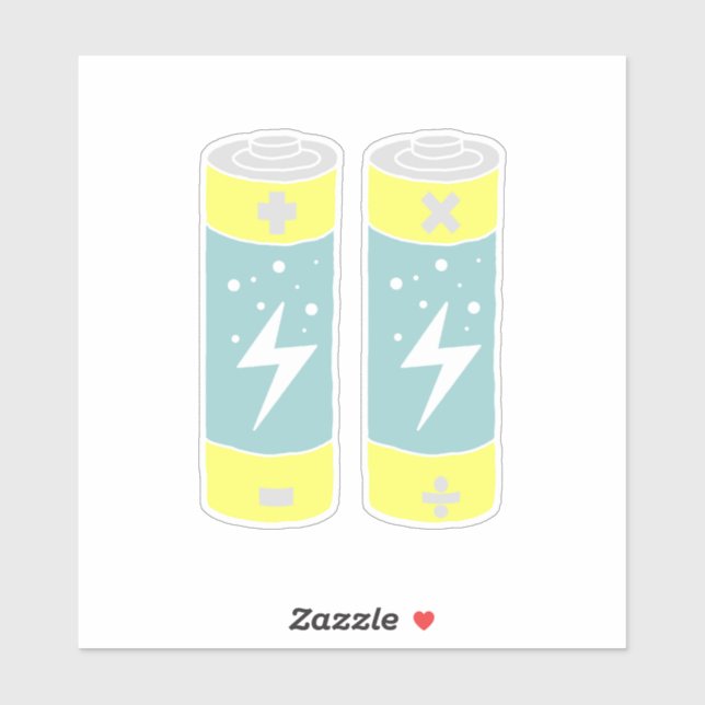 Adesivo Baterias (Folha)