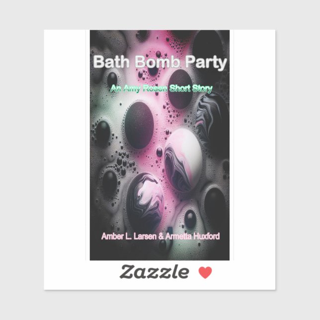 Adesivo Bath Bomb Party Cover Sticker (Folha)