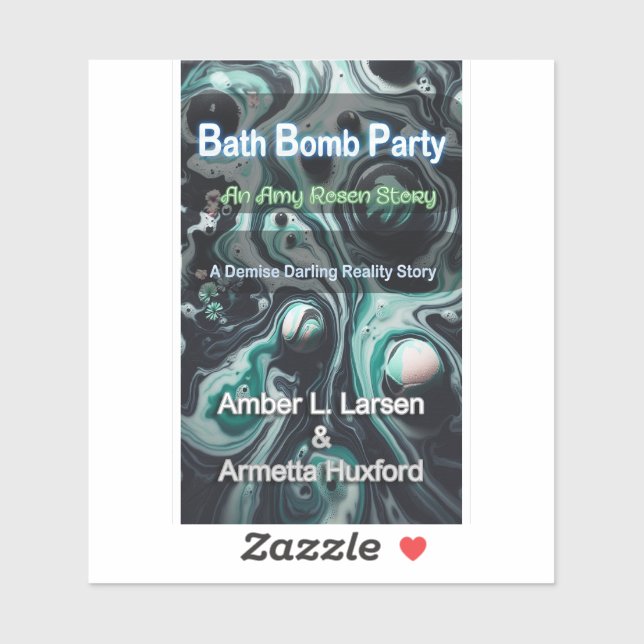 Adesivo Bath Bomb Party Cover Sticker (Folha)