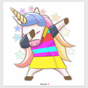Adesivo Batido no Unicorn Sticker