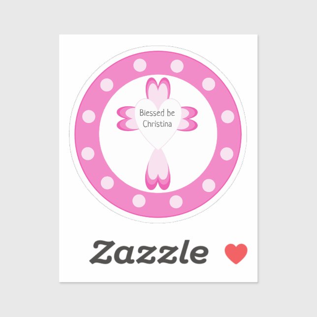 Adesivo Batismo abençoado (Folha)