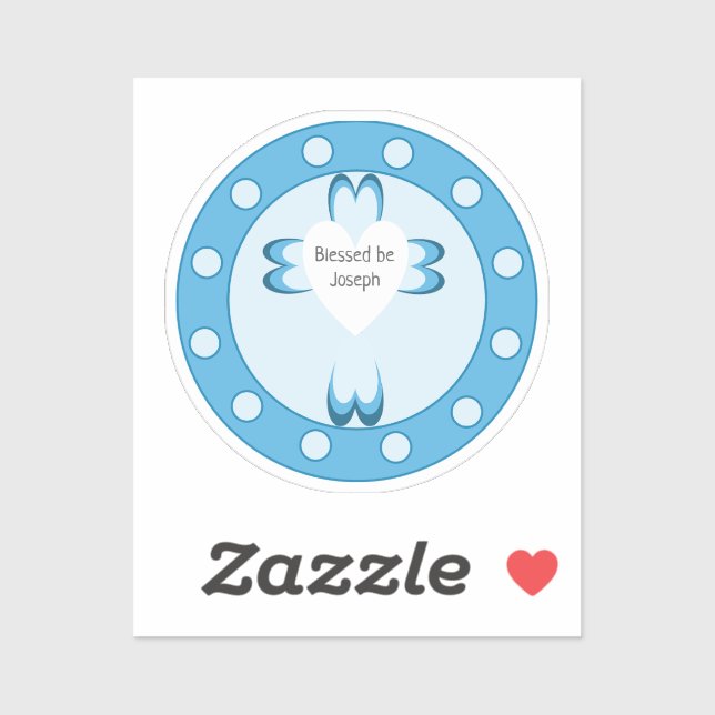 Adesivo Batismo abençoado (Folha)