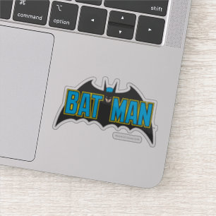 Adesivo Batman Logotipo azul Vintage