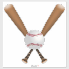 Adesivo Bats & Ball de Baseball