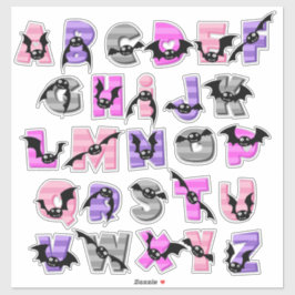 ADESIVO BATTY ALPHABET