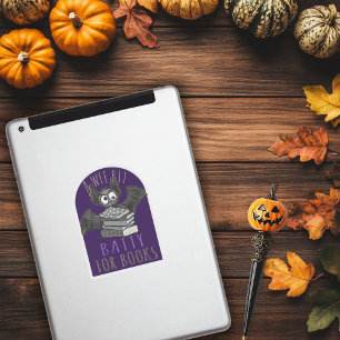 Adesivo Batty for Books Dark Academia Booklover Cotação