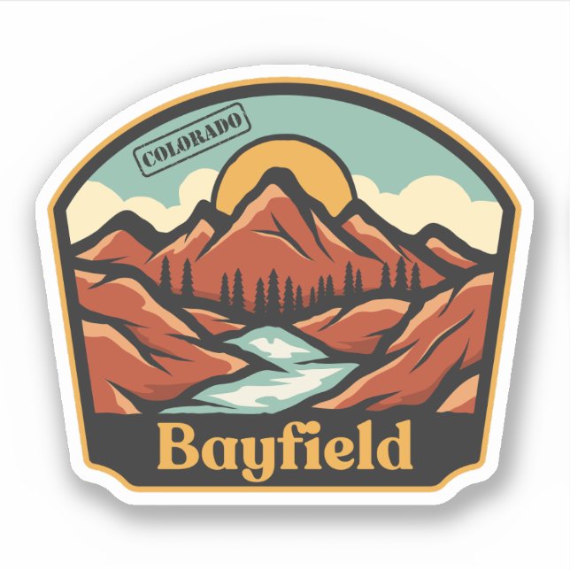 Adesivo Bayfield, Colorado (Frente)