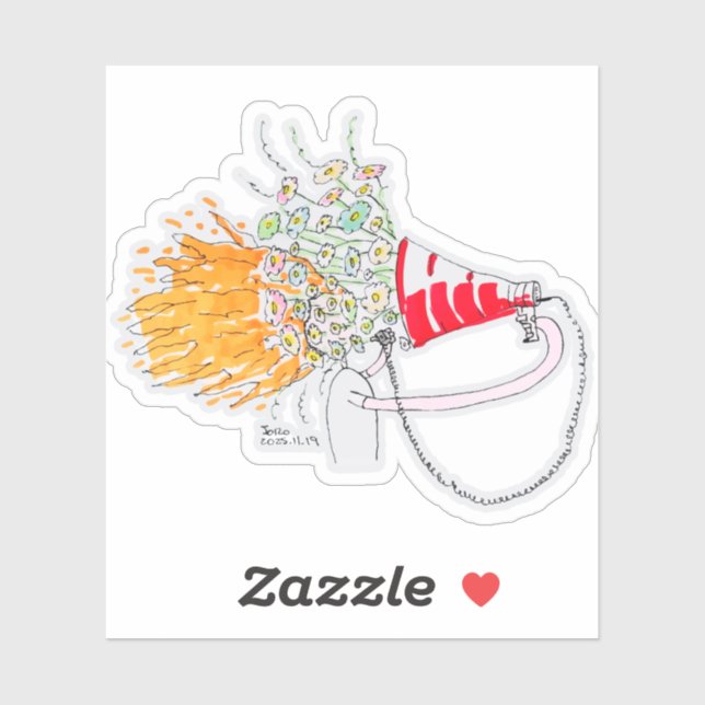 Adesivo Be Your Biggest Fan (Folha)