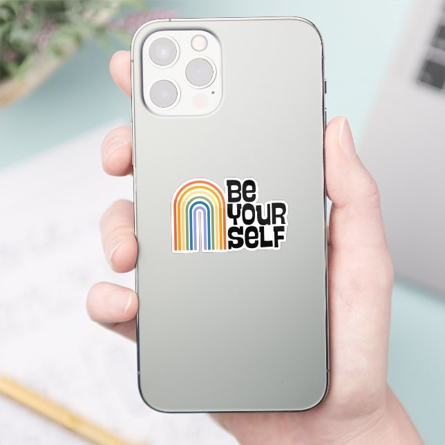 Adesivo Be Yourself Sticker (Telefone)
