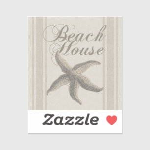 Adesivo Beach House Starfish Seashore