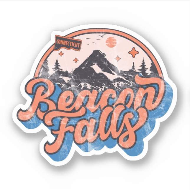 Adesivo Beacon Cai, Connecticut (Frente)