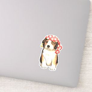 Adesivo Beagle Pirate Vinyl Sticker