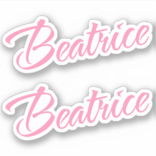 Adesivo Beatrice Decorative Name