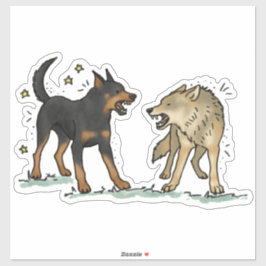 Adesivo Beauceron - Trabalhando