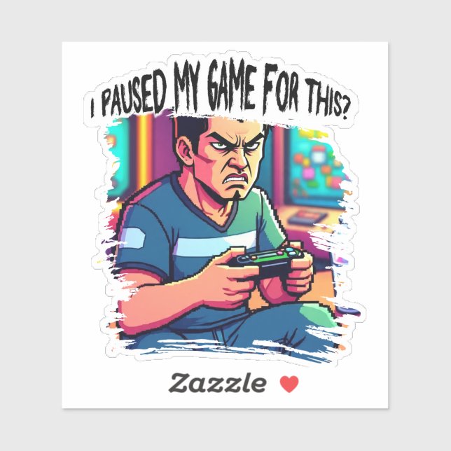 Adesivo Beautiful gamers design (Folha)