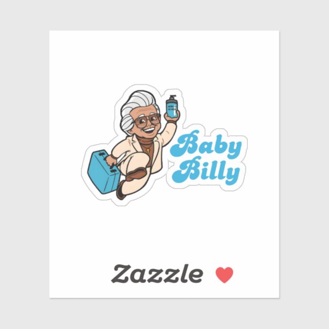 Adesivo Bebê Billy  (Folha)