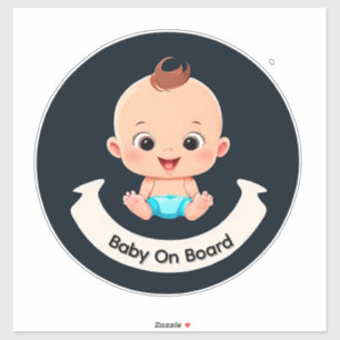 Adesivo Bebê Feliz a Bordo